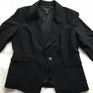 St. John Black Blazer Plus Size 16